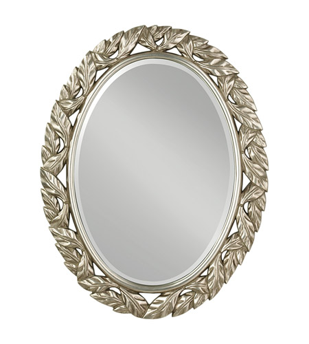 Feiss MR1143ASLF Leaves 36 X 28 inch Antique Silver Leaf Wall Mirror