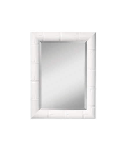 Feiss MR1178HGW Signature 40 X 30 inch High Gloss White Wall Mirror