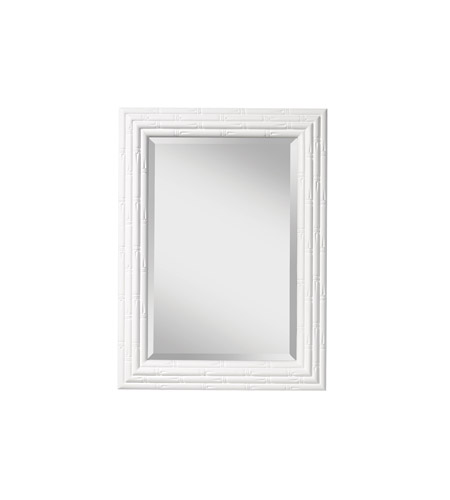 Feiss MR1181HGW Signature 38 X 28 inch High Gloss White Wall Mirror photo