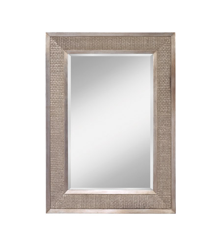 Feiss MR1205RUS Signature 42 X 30 inch Rustic Silver Wall Mirror photo