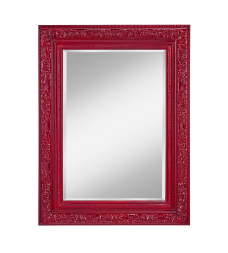 Feiss MR1219CRML Signature 49 X 37 inch Crimson Lacquer Wall Mirror