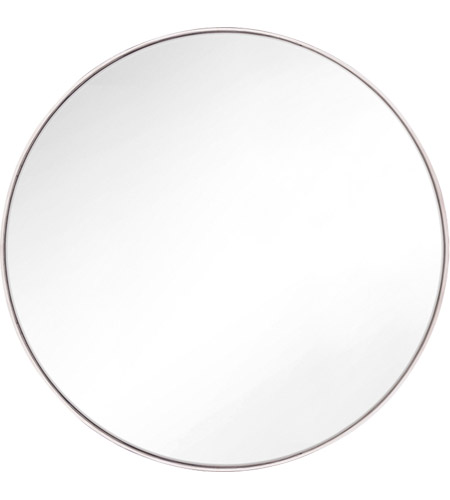30 Inch Polished Nickel Wall Mirror Round, 30 Inch Mirror Round