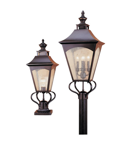 Feiss OL1007ORB-F Homestead 1 Light 25 inch Oil Rubbed Bronze Outdoor Post Lantern in Fluorescent