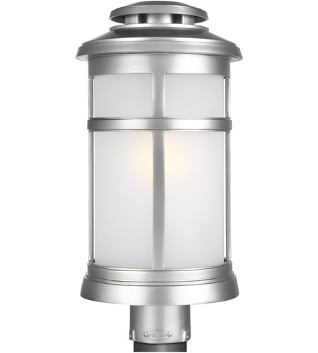 Feiss OL14307PBS Newport 1 Light 19 inch Painted Brushed Steel Outdoor Post Lantern