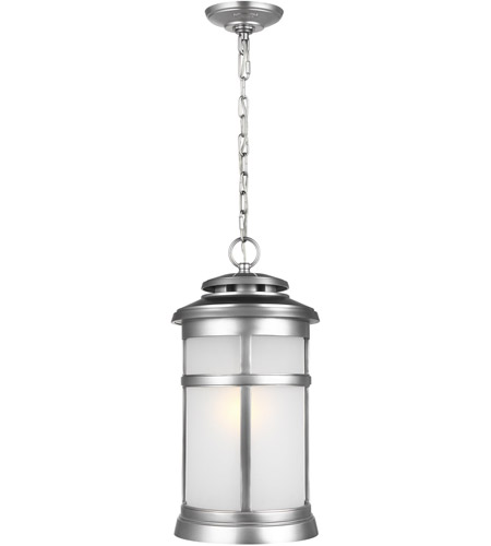 Feiss OL14309PBS Newport 1 Light 9 inch Painted Brushed Steel Outdoor Hanging Lantern