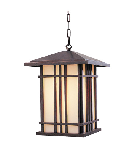 Feiss Prairie House Hanging Lantern in Weathered Patina OL1811WP