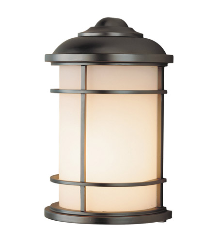 Feiss OL2203BB-F Lighthouse 1 Light 11 inch Burnished Bronze Outdoor Wall Lantern in Fluorescent photo