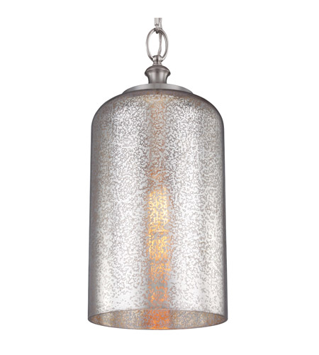Feiss Hounslow 1 Light Pendant in Brushed Steel P1319BS photo