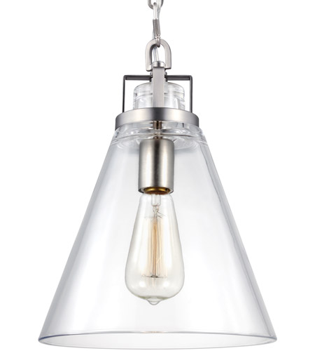 Feiss Frontage LED Pendant in Satin Nickel P1370SN-LA