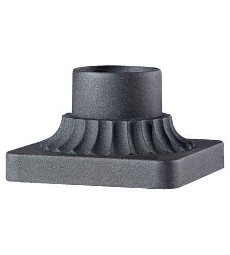 Feiss PIER-MT-BK Pier Mounting 6 inch Black Pier and Post Accessory