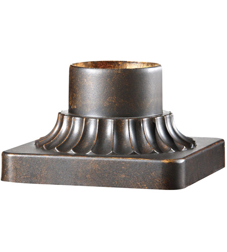 Feiss PIER-MT-WAL Pier Mounting 6 inch Walnut Pier and Post Accessory 