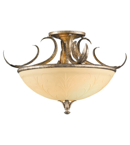 Feiss Hummingbird Collection SF247GIS Flush Mount Gilded Imperial Silver