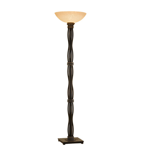 Feiss Trent 1 Light Torchiere in Russet T1186RT