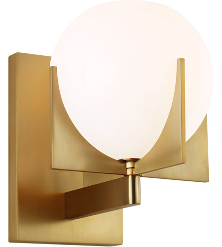 Feiss Vs2461bbs Abbott 1 Light 6 Inch Burnished Brass Wall Bath