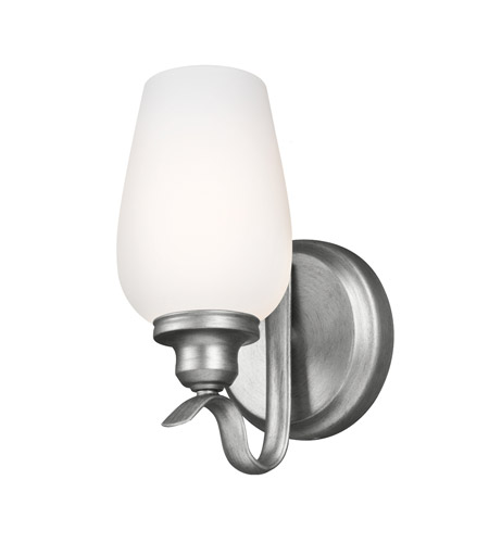 Feiss WB1769HTSL-F Standish 1 Light 5 inch Heritage Silver Wall Sconce Wall Light in Fluorescent
