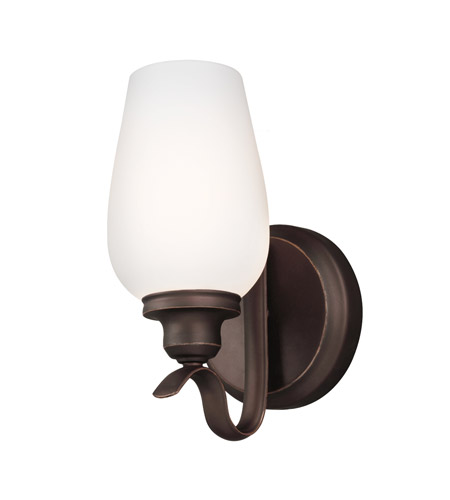 Feiss Standish LED Wall Sconce in Oil Rubbed Bronze with Highlights WB1769ORBH-LA