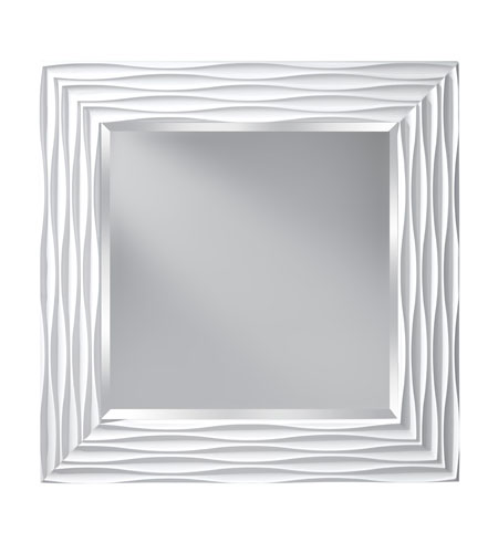 Feiss MR1200HGW Onda 42 X 42 inch High Gloss White Wall Mirror MR1200HGW.jpg