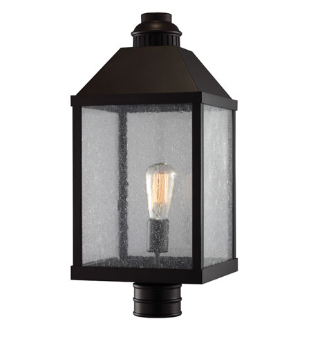 Feiss Lumiere 1 Light Outdoor Lantern Post Mount in Oil Rubbed Bronze OL18010ORB OL18010ORB.jpg