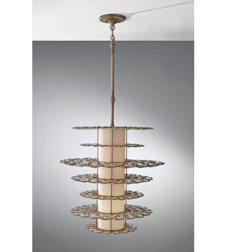 Feiss P1275BUS Lucia 2 Light 24 inch Burnished Silver Mini Chandelier Ceiling Light P1275BUS.jpg