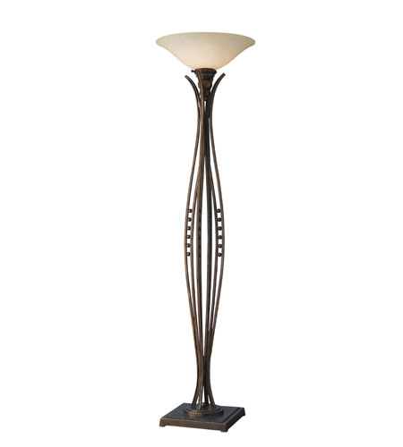 Feiss Hollywood Palm 1 Light Torchiere in Urban Gold T1170UGD T1170UGD.jpg