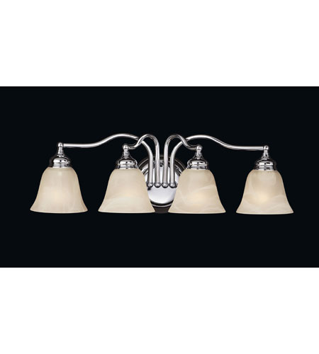 Bristol 4 Light Bathroom Vanity Lights in Chrome VS6704 CH