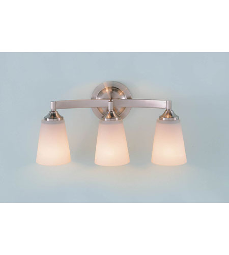 Feiss VS9403-BS Gravity 3 Light 18 inch Brushed Steel Vanity Strip Wall Light in Opal Etched Glass VS9403BS.jpg