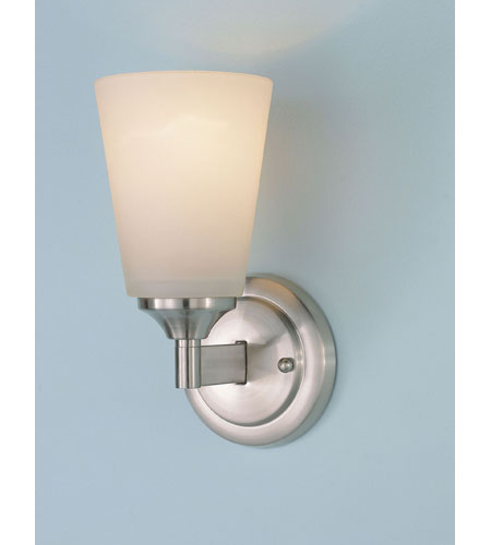 Feiss WB1249BS Gravity 1 Light 5 inch Brushed Steel Wall Sconce Wall Light WB1249BS.jpg