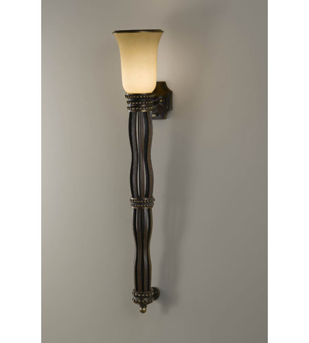 Feiss Trent 1 Light Wall Torchiere in Russet WB1465RT WB1465RT.jpg