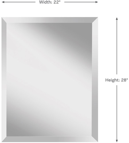 Feiss MR1152 Infinity 28 X 22 inch Mirror Glass Wall Mirror fs-MR1152_DET1.jpg
