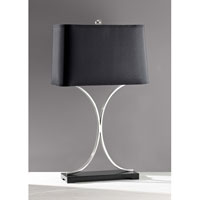 Feiss Jackson 1 Light Table Lamp in Polished Nickel and Black 10060PN/BK 10060PN_BK.jpg thumb
