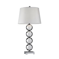 Feiss Signature 1 Light Table Lamp in Chrome White 10253CH/WT alternative photo thumbnail