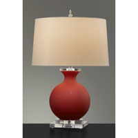 Feiss Lainey 1 Light Table Lamp in Red Cased 9734RC 9734RC.jpg thumb