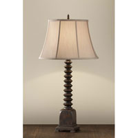 Feiss Independents 1 Light Table Lamp in Dark Walnut 9934DW alternative photo thumbnail