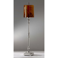 Feiss Independents 1 Light Buffet Lamp in Polished Nickel and Burlwood Glass 9947PN/BG alternative photo thumbnail