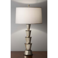 Feiss Skyler 1 Light Table Lamp in Ebonized Silver Leaf and Black 9954ESL/BK 9954ESL_BK.jpg thumb