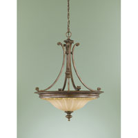 Feiss F2112/3BRB Stirling Castle 3 Light 22 inch British Bronze Pendant Ceiling Light Antique Excavation Glass F2112-3BRB.jpg thumb