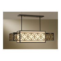 Feiss F2468/4HTBZ/PGD Remy 4 Light 41 inch Heritage Bronze and Parissiene Gold Chandelier Ceiling Light photo thumbnail