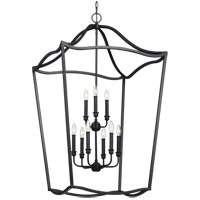 Feiss F2977/9AF Yarmouth 26 inch Antique Forged Iron Chandelier Ceiling Light F29779AF_ALT.jpg thumb