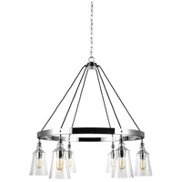 Feiss F3170/6CH Loras 37 inch Chrome Chandelier Ceiling Light thumb