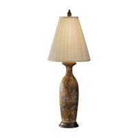 Feiss Hand Painted Porcelain by Other 1 Light Table Lamp in Tuscan Stone/Bronze Base 9919TS/BB photo thumbnail