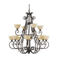 Feiss Segovia Collection Chandeliers F2096/8+4PBR photo thumbnail