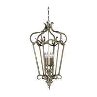 Feiss Smokey Topaz 4 Light Hall Chandelier in Moonshadow F2262/4MSH photo thumbnail