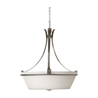 Feiss Spectra 3 Light Chandelier in Brushed Steel F2717/3BS photo thumbnail