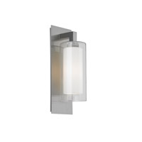Feiss OL13001BS Salinger 1 Light 20 inch Brushed Steel Outdoor Lantern Wall Sconce photo thumbnail