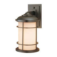 Feiss OL2201BB-LED Lighthouse LED 14 inch Burnished Bronze Outdoor Wall Lantern in Integrated LED photo thumbnail
