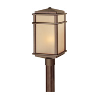 Feiss Mission Lodge LED Outdoor Post Lantern in Corinthian Bronze OL3408CB-LA photo thumbnail