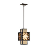 Feiss P1179HTBZ/PGD-F Remy 1 Light 8 inch Heritage Bronze and Parissiene Gold Mini-Pendant Ceiling Light in Fluorescent photo thumbnail