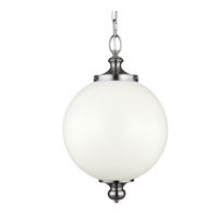 Feiss P1295PN-F Parkman 1 Light 12 inch Polished Nickel Pendant Ceiling Light in Fluorescent photo thumbnail