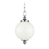 Feiss P1296BS-F Parkman 1 Light 9 inch Brushed Steel Mini-Pendant Ceiling Light in Fluorescent photo thumbnail