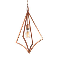 Feiss P1450CPR Nico 1 Light 14 inch Copper Pendant Ceiling Light photo thumbnail